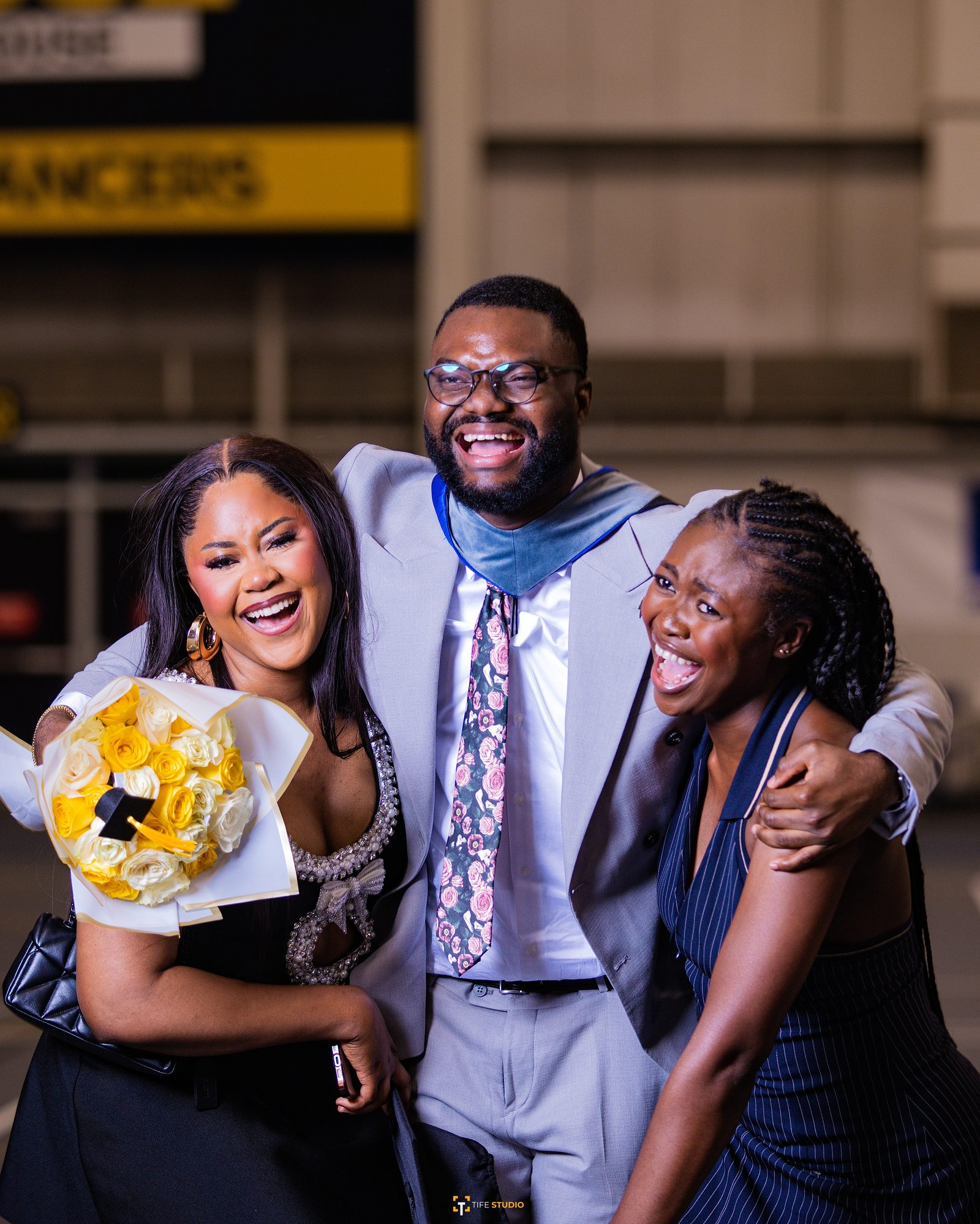 Graduate family celebration